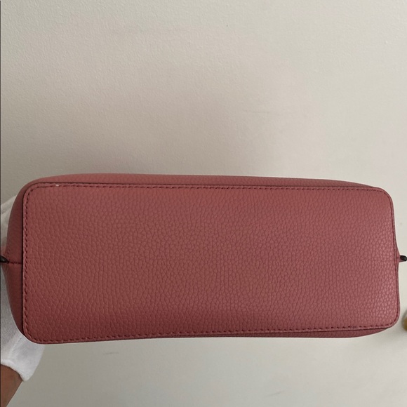 SOLD!Michael Kors Emilia Small Pebbled Leather Satchel Bag in Rose, Retails $498 - Picture 12 of 17